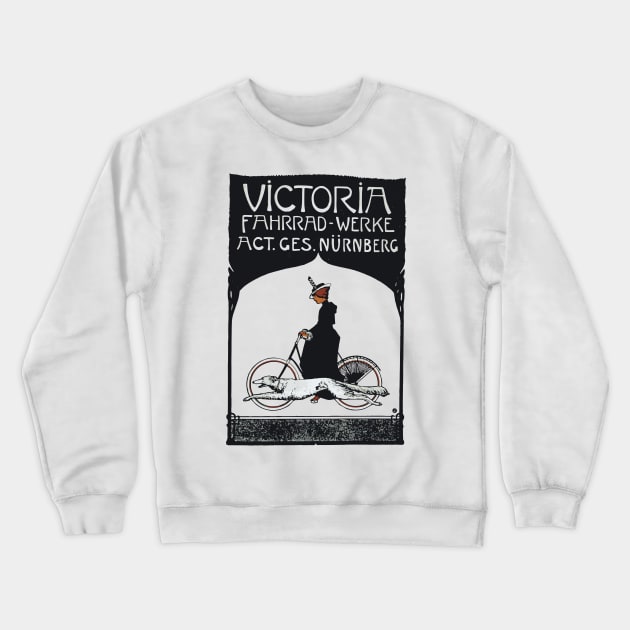 Vintage Cycle Ad 8 Crewneck Sweatshirt by blurryfromspace